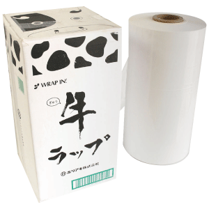 牧草フィルムの牛ラップ